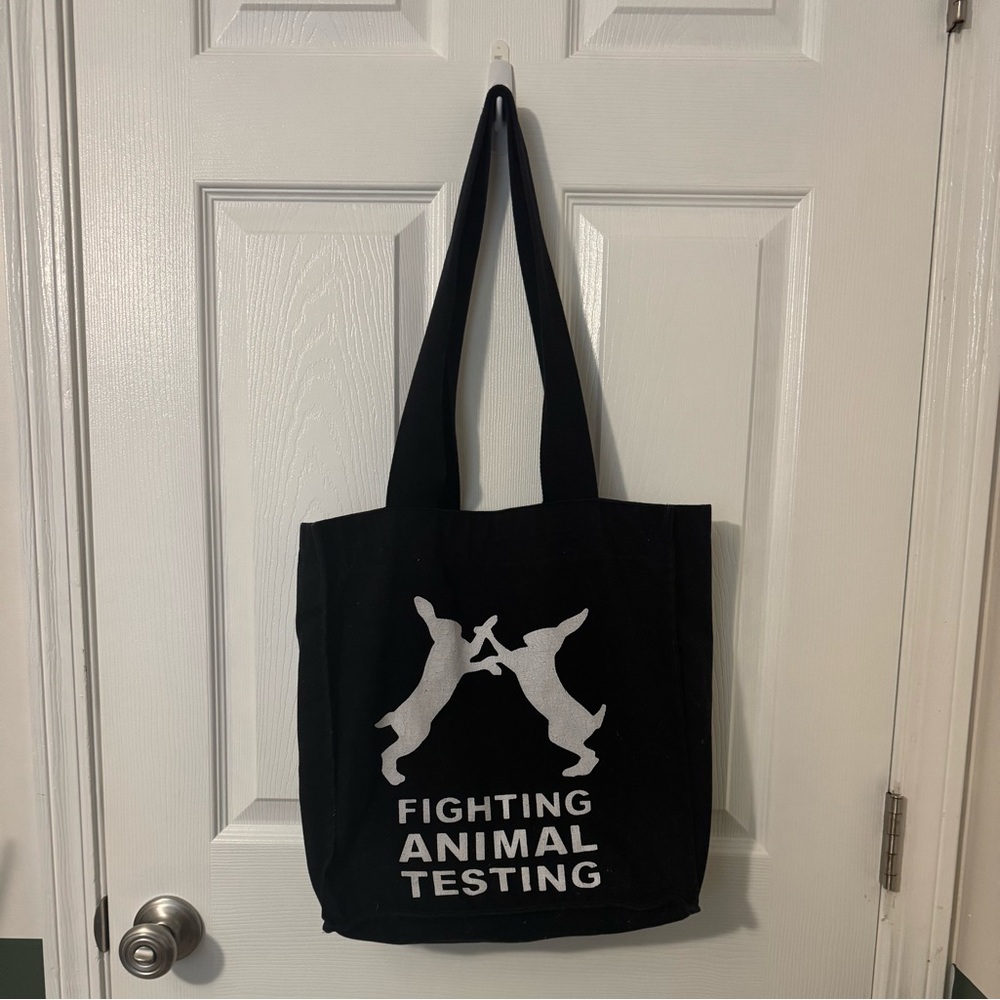 Black Lush Tote Bag